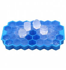 Силиконовая форма для льда CUMENSS Соты Blue