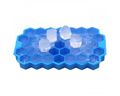 Силиконовая форма для льда CUMENSS Соты Blue