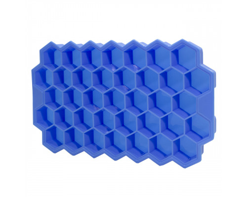 Силиконовая форма для льда CUMENSS Соты Blue
