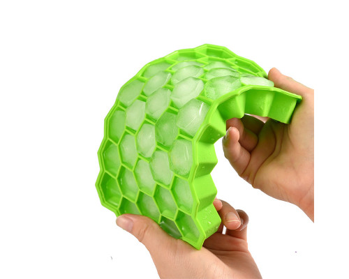 Силиконовая форма для льда CUMENSS Соты Green