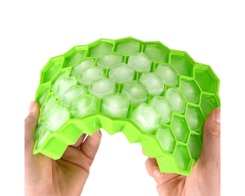 Силиконовая форма для льда CUMENSS Соты Green