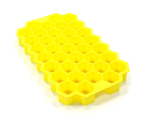 Силиконовая форма для льда CUMENSS Соты Yellow
