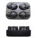 Силиконовая форма для льда CUMENSS Череп Black