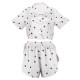 Женский комплект для дома и сна 2S5247B рубашка и шорты женская пижама белая с сердечками M