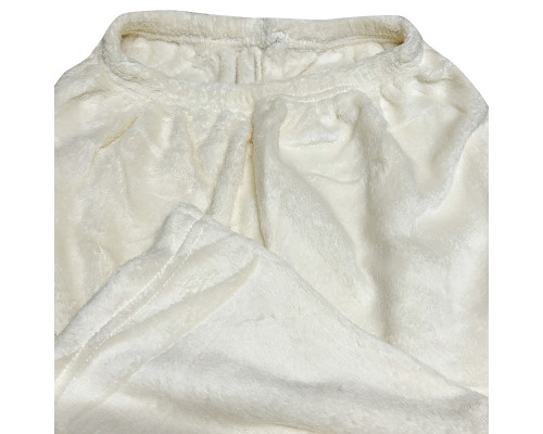 Комплект женской пижамы 301 Bear Pink рубашка с длинным рукавом и штанами теплая L