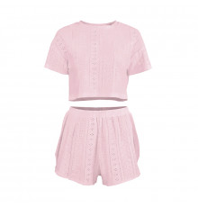 Женский комплект для дома и сна SM24107A футболка и шорты женская пижама Pink M