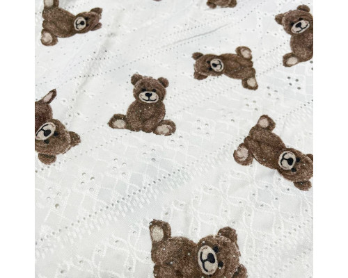 Женский комплект для дома и сна SM24107AYH футболка и шорты женская пижама белая с мишками L