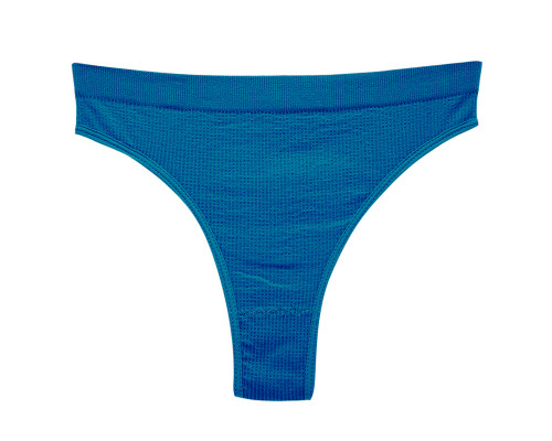 Женские бесшовные трусики стринги в рубчик A66# Туркус L