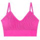 Топ женский в рубчик 08WX# с нерегулируемыми брителями съемные чашечки Розовый электрик L 80 ABC