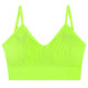 Топ женский в рубчик 08WX# с нерегулируемыми брителями съемные чашечки Яркий Лайм XL 85 ABC