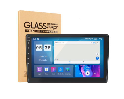 Защитное стекло для универсальной автомагнитолы 10 дюймов SS-GHM-10 inch