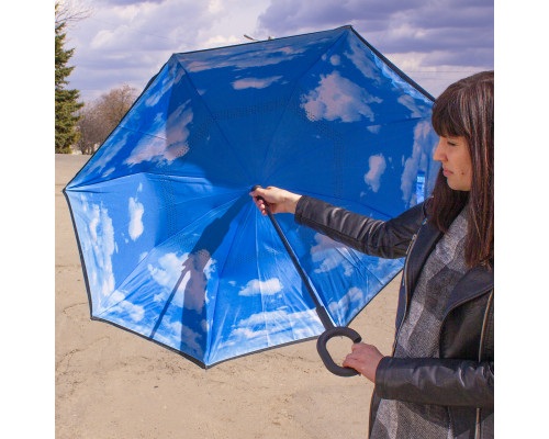 Зонт наоборот Up-Brella Голубое небо