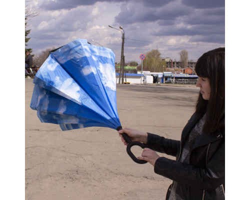 Зонт наоборот Up-Brella Голубое небо