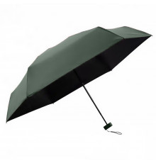 Мини-зонт 191T карманный с чехлом капсулой Dark Green