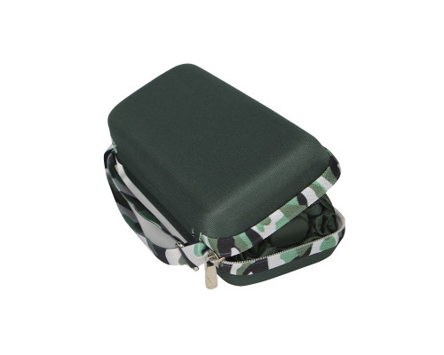 Мини-зонт 191T карманный с чехлом капсулой Dark Green