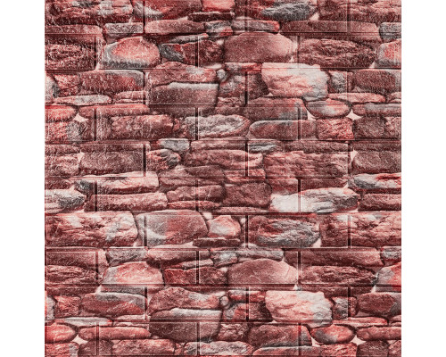 Самоклеящаяся декоративная 3D панель 700х770х5мм Матовый камень (060M) SW-00000635