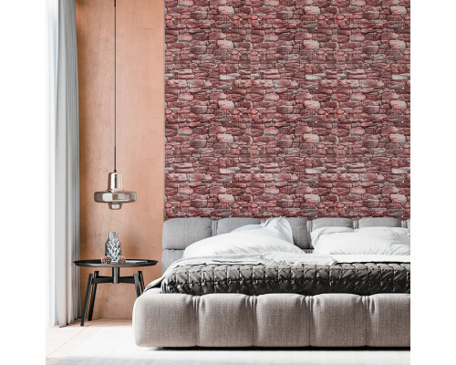 Самоклеящаяся декоративная 3D панель 700х770х5мм Матовый камень (060M) SW-00000635