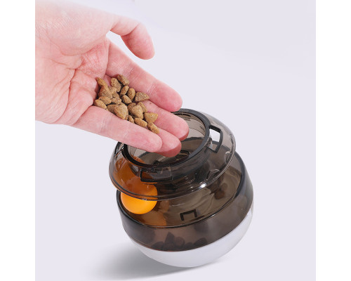 Игрушка DT-653 Неваляшка Барашек для котов с шариками и кормушкой