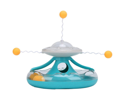 Игрушка для кошек DT312 игровой комплекс с шариками Mint Green