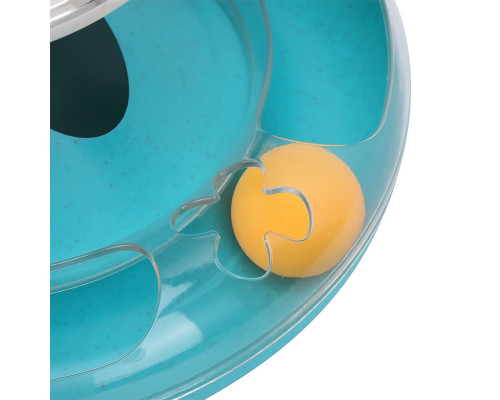 Игрушка для кошек DT312 игровой комплекс с шариками Mint Green