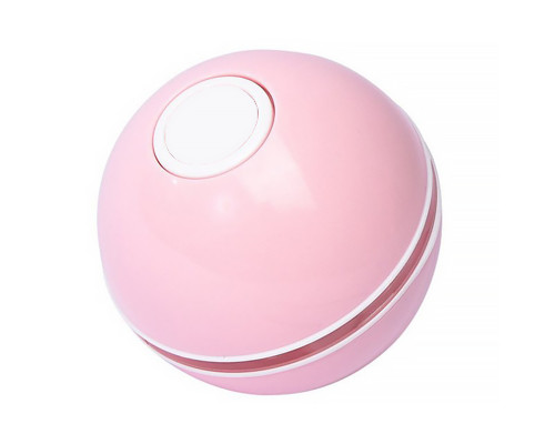 Умная игрушка-тизер интерактивный шарик для кошек DT411 светодиодная с USB Pink