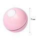 Умная игрушка-тизер интерактивный шарик для кошек DT411 светодиодная с USB Pink