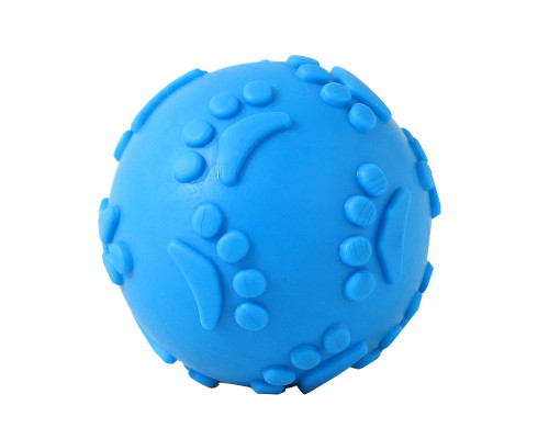 Игрушка Мяч DT1149 жевательный резиновый для Собак D:6,0 см Blue