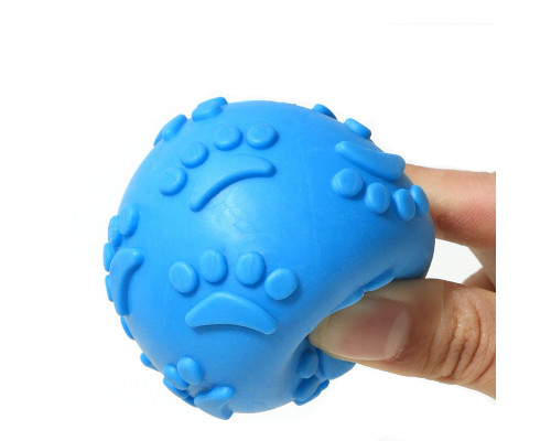 Игрушка Мяч DT1149 жевательный резиновый для Собак D:6,0 см Blue