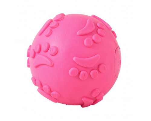 Игрушка Мяч DT1149 жевательный резиновый для Собак D:6,0 см Pink