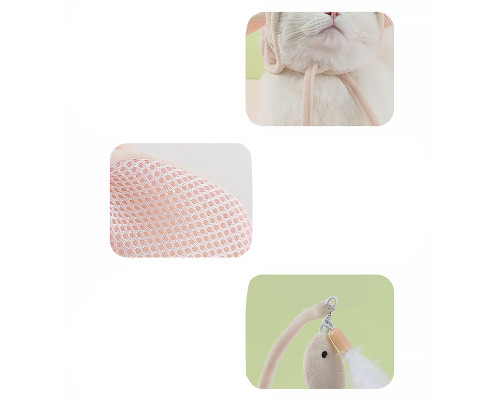 Игрушка шапочка дразнилка DT-569 для кошек Pink Rabbit