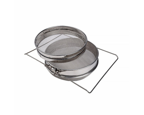 Фильтр для процеживания мёда 0812 двухсекционный выпуклый раздвигающаяся рамка