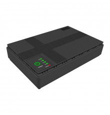 ИБП Andes DC1018P для WI-Fi роутера 5V 9V 12V 10400mAh с защитой от короткого замыкания Black