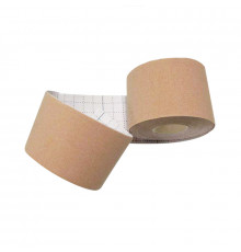 Тейп для подъема поддержки бюста лента для подтяжки формирования груди кинезио телесный Бежевый 7,5 см * 5 м