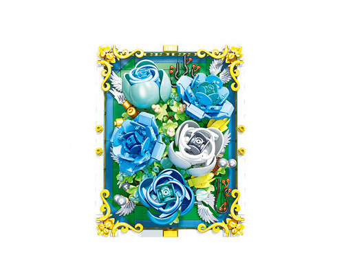 3D конструктор набор строительных блоков JIE-STAR 9029 Heart of the Ocean 651 деталь пластиковый