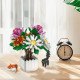 3D конструктор набор строительных блоков JIE-STAR 9036 Chrysanthemum potted plants 900 деталей пластиковый