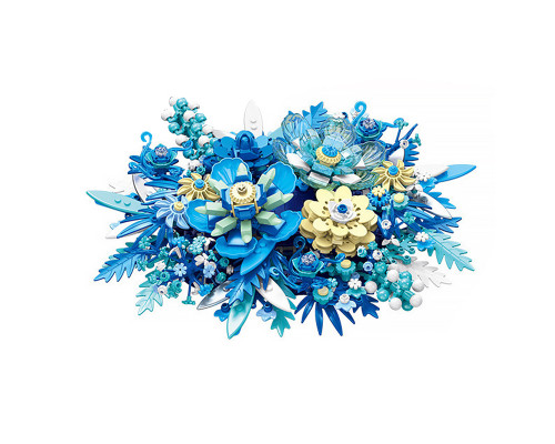 3D конструктор набор строительных блоков JIE-STAR 9045 Dried Flower Decoration 917 деталей пластиковый