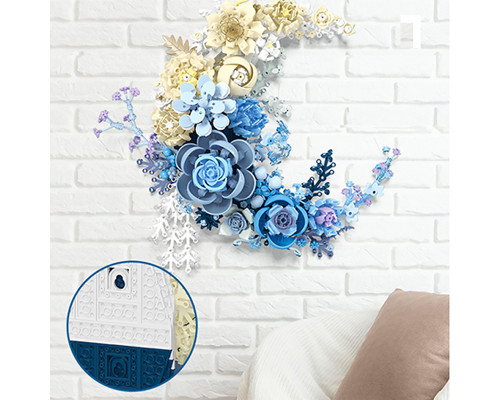 3D конструктор набор строительных блоков JIE-STAR 9094 Moon Flower 590 деталей пластиковый