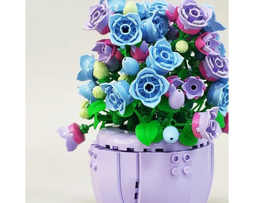 3D конструктор набор строительных блоков JIE-STAR 92360 Bell flower 372 детали пластиковый