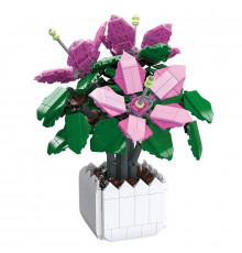 3D конструктор набор строительных блоков JIE-STAR 92363 Lily Azalea 698 деталей пластиковый
