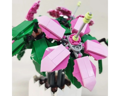 3D конструктор набор строительных блоков JIE-STAR 92363 Lily Azalea 698 деталей пластиковый