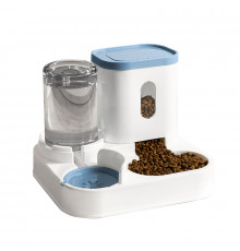 Автоматическая кормушка для кошек и собак DT2024 с поилкой Blue