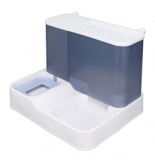 Автоматическая кормушка для кошек и собак DT537 с поилкой Blue