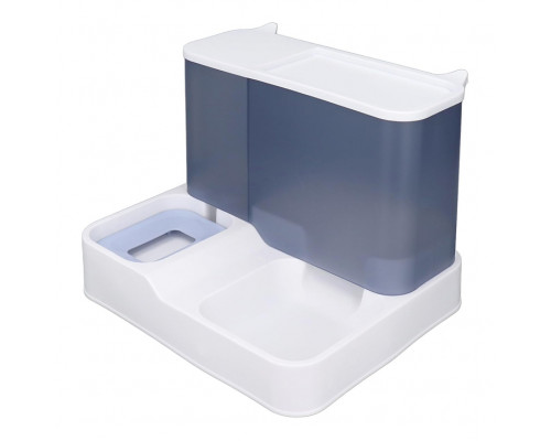 Автоматическая кормушка для кошек и собак DT537 с поилкой Blue