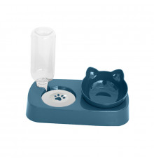 Миска для котов с поилкой Taotaopets 119906 Indigo 22*28*14см