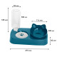 Миска для котов с поилкой Taotaopets 119906 Indigo 22*28*14см