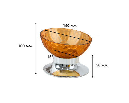 Миска для кошек Taotaopets 134425 Orange
