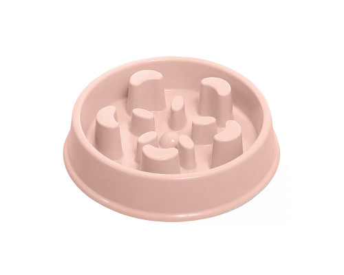 Миска для собак и котов Taotaopets 139903 для медленной еды Pink 18.5 cm