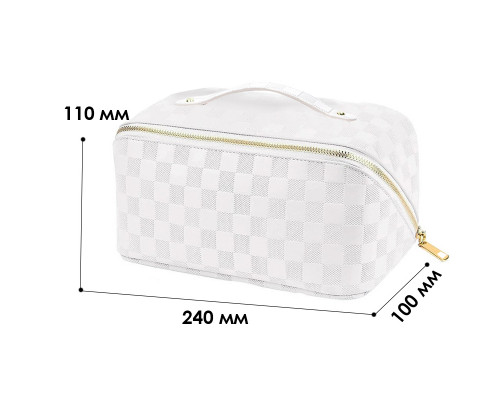 Женская косметичка BK-HZB-04 несессер органайзер дорожная бьюти кейс White