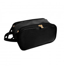 Женская косметичка BK-HZB-07 несесер органайзер дорожная бьюти кейс с карманами по бокам Black