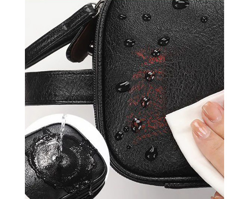 Женская косметичка BK-HZB-07 несесер органайзер дорожная бьюти кейс с карманами по бокам Black